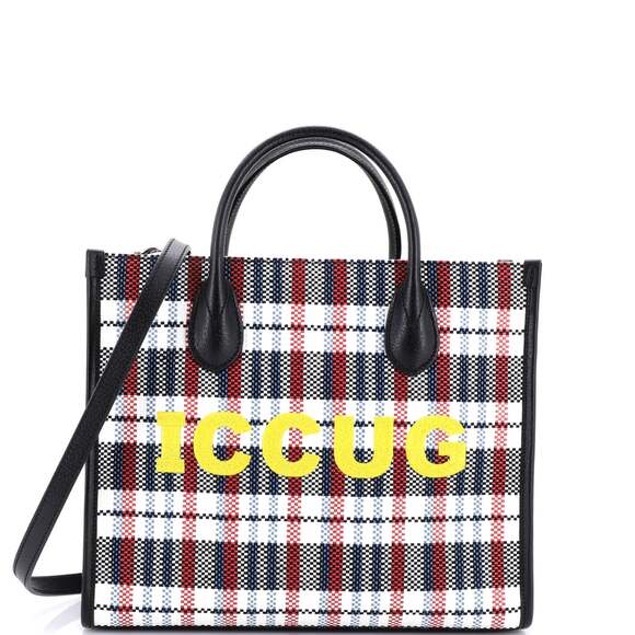 Gucci Iccug Tote Embroidered Faux #244153G80B